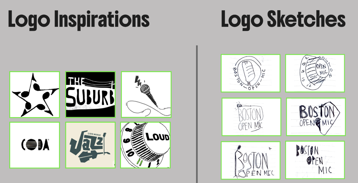 Boston Open Mic branding